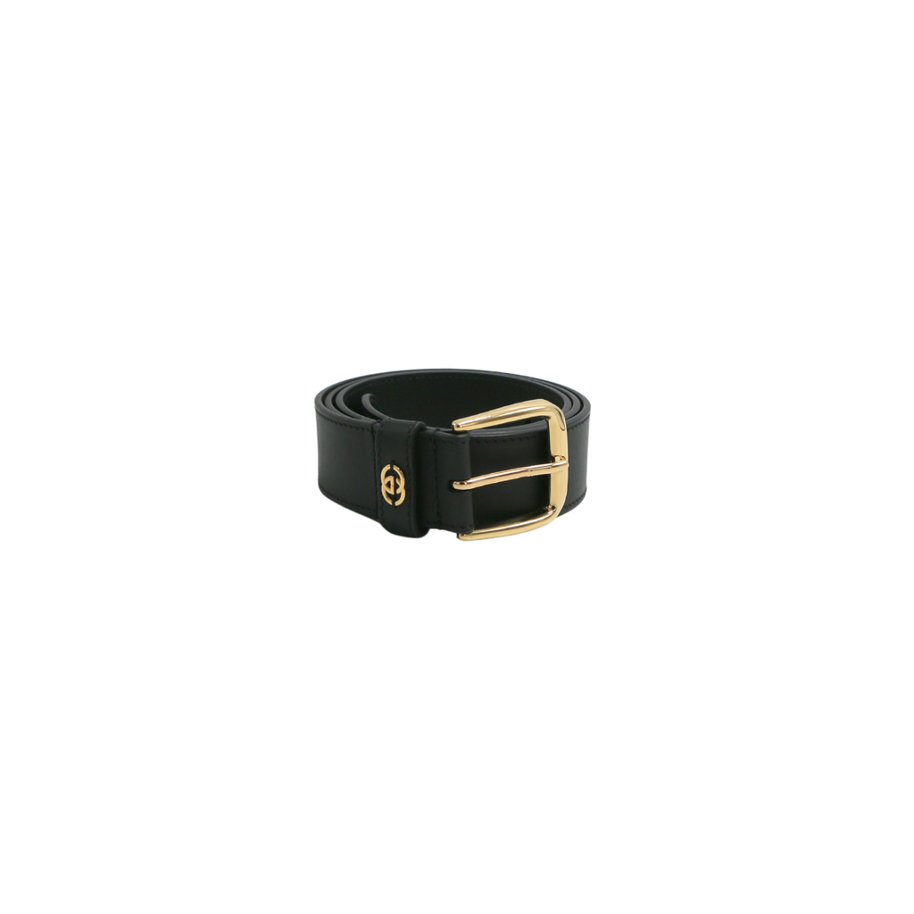 [Gucci-24172] Gucci Belt with Interlocking G Detail 673921 90 36