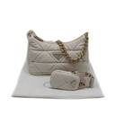 Prada System Nappa Leather Patchwork White Bag