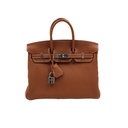 Hermes Birkin 25 Togo Leather Silver Hardware Year 2018