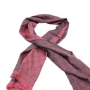 Gucci Pink GG Jacquard Pattern Knitted Scarf Size 48x180