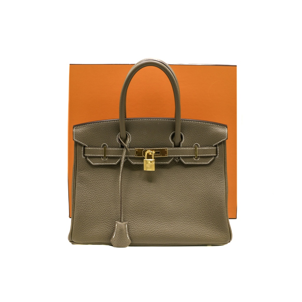 Hermes Togo Birkin 30 Etoupe Grey Y2015