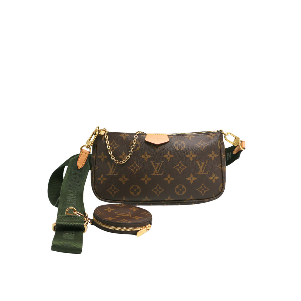 Louis Vuitton Monogram Multi Pochette Accessories Kaki SR0251