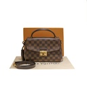 Louis Vuitton Damier Ebene Croisette Handbag