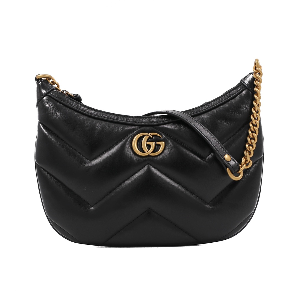 Gucci Small GG Marmont Bag Black 777263