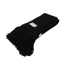 Gucci GG Black Long Bigne Scarf 601007
