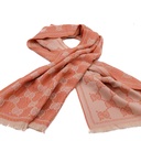 Gucci GG Pink Scarf Silk 627011 In Size 45x195