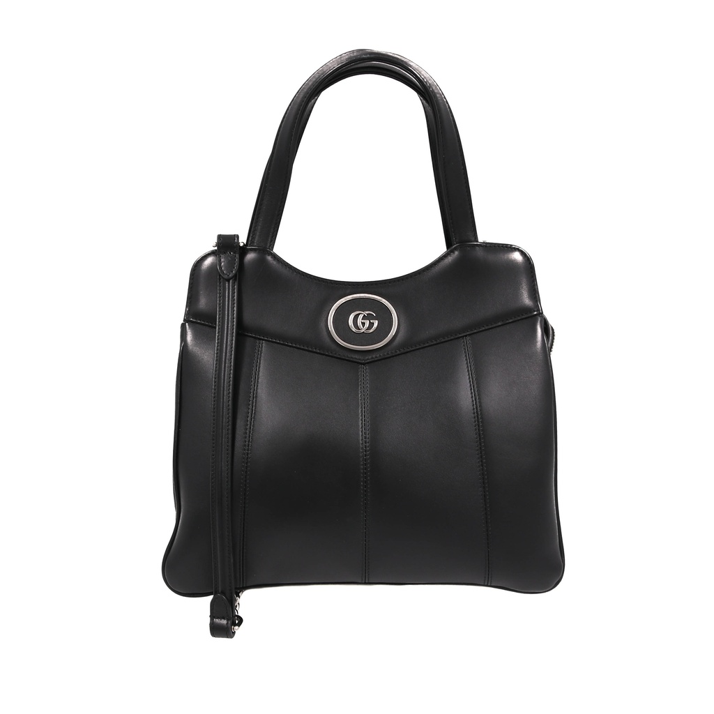 [Gucci-24862] Gucci Petite GG Small Tote Bag Black 745918