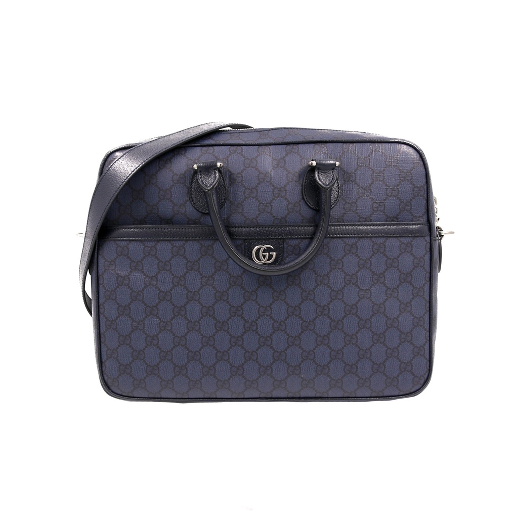 Gucci GG Supreme Blue Medium Briefcase 792116