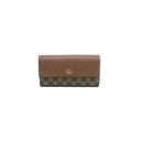 Gucci Marmont Leather Continental Wallet Pink 456116
