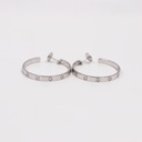 Cartier Love Hoops Earrings 750WG VM9913