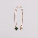 VCA Vintage Alhambra Pendant Necklace 750YG Malachite JA017395 2017