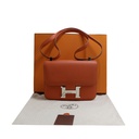 Hermes Constance 23 Epsom Leather Rose Jaipur