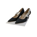 Christian Dior J'Adior Pump Black Technical Fabric Size 38 1/2