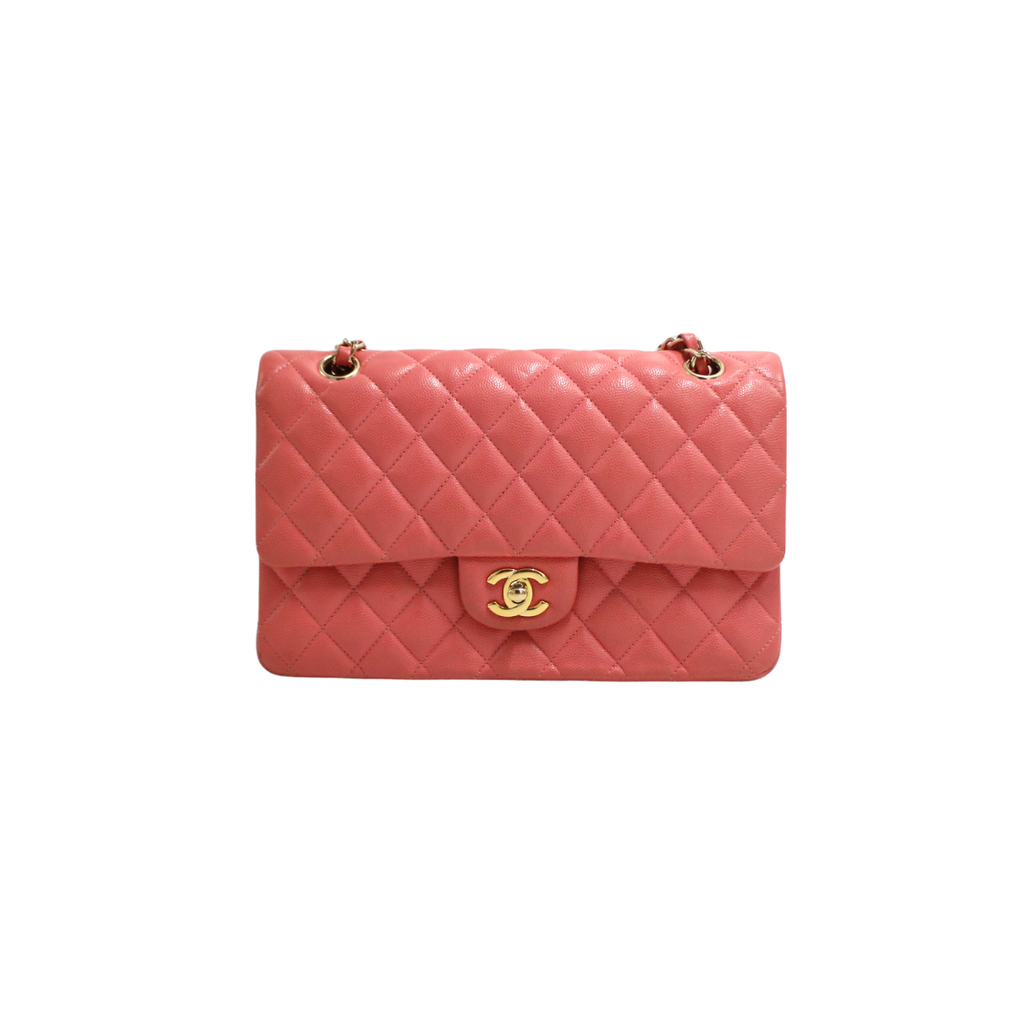 Chanel Classic Double Flap Medium Pink Caviar