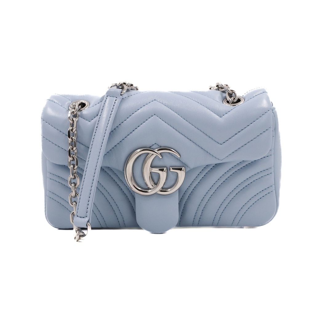 Gucci GG Marmont Small Shoulder Bag Baby Blue 837280