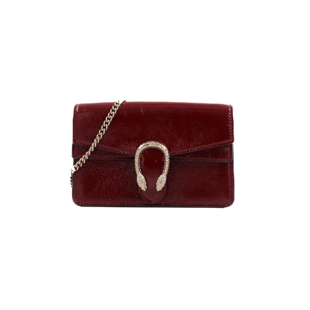 [Gucci-25083] Gucci Dionysus Super Mini Bag Red Patent Leather 795368