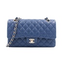Chanel Caviar Classic Double Flap Bag Blue
