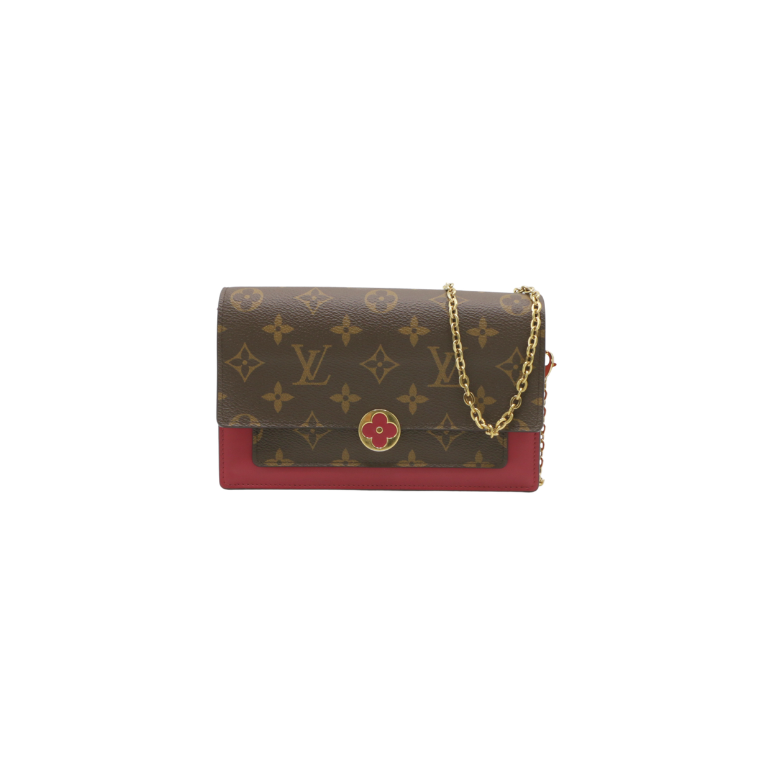 Louis Vuitton Monogram Flore Wallet on Chain
