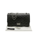 Chanel Aged Calfskin Quilted 2.55 Reissue Black Bag