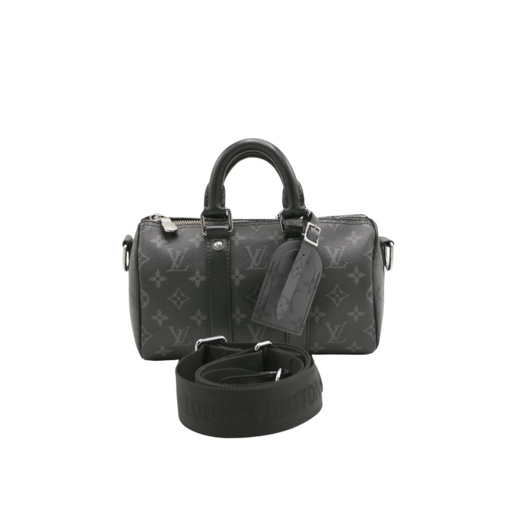 Louis Vuitton Keepall Bandouliere 25 in Monogram Eclipse Canvas