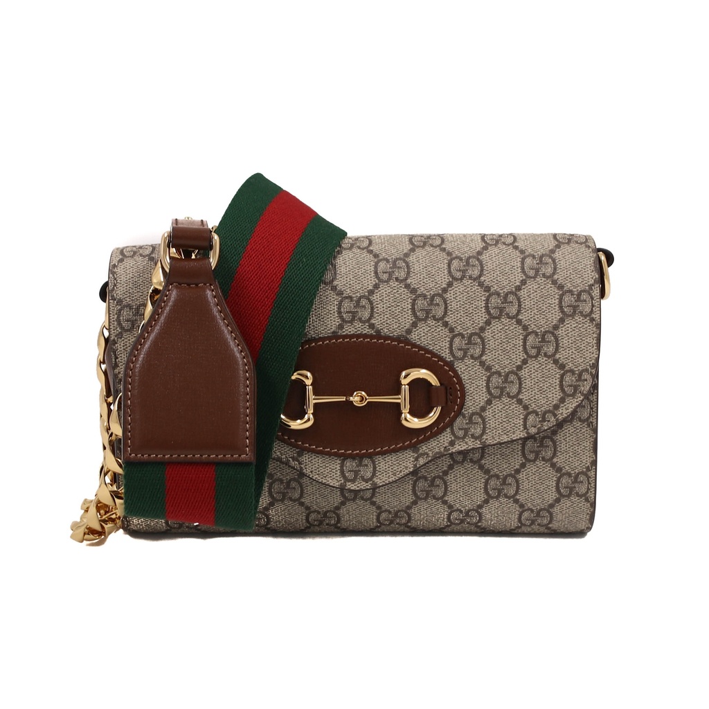 [Gucci-25580] Gucci Horsebit 1955 Mini Bag in GG Supreme Canvas 724713