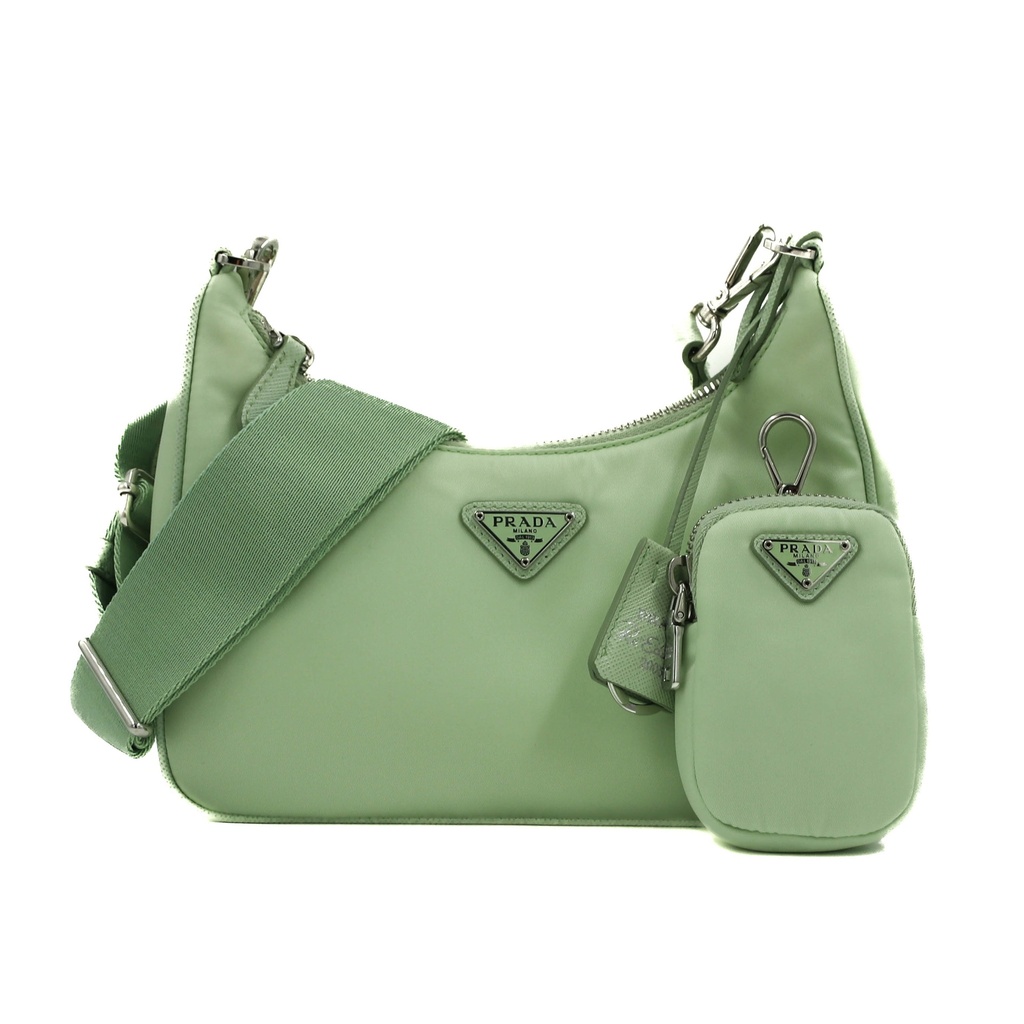 [Prada-25747] Prada Re-Edition 2005 Nylon Mini Bag Mint 