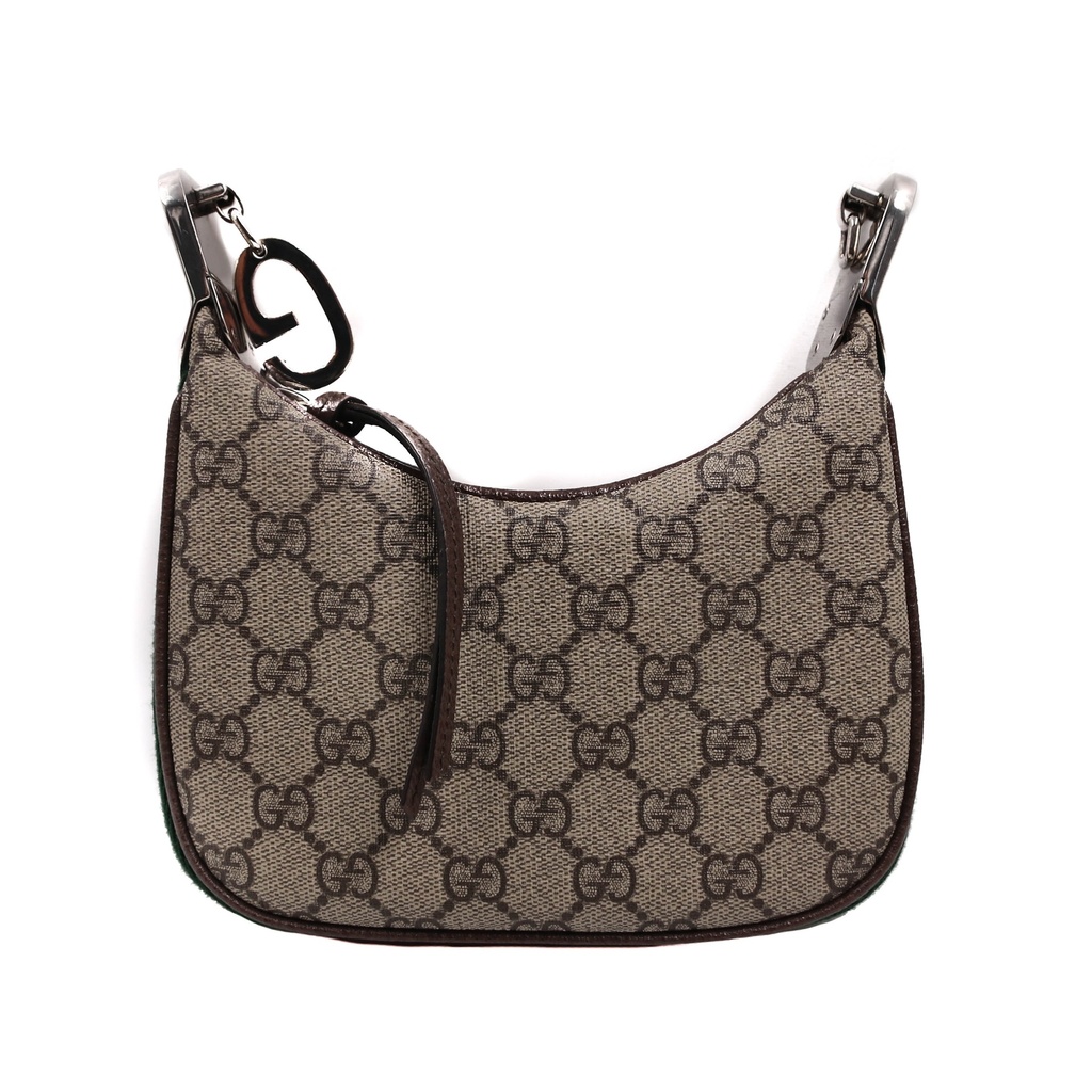 [Gucci-25909] Gucci Attache Mini Bag in Beige/ Ebony 746003