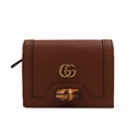 Gucci Diana Bamboo Card Case Wallet in Brown 658244