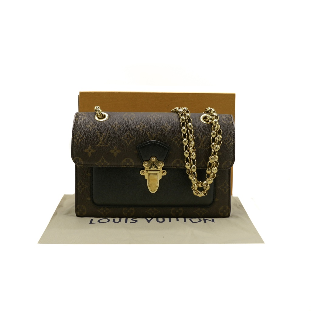 Louis Vuitton Monogram Victoria Black Shoulder Bag
