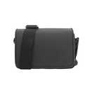 Gucci Rubber-Effect Medium Messenger Bag in Black 775097