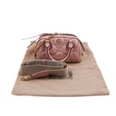Gucci GG Matelasse Dusty Pink Leather Top Handle Bag