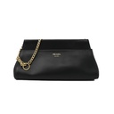 Prada Enchaine Medium Leather Bag Black
