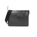 Gucci GG jumbo medium crossbody bag in black leather 696009