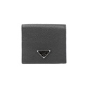 Prada Black Leather Bifold Wallet