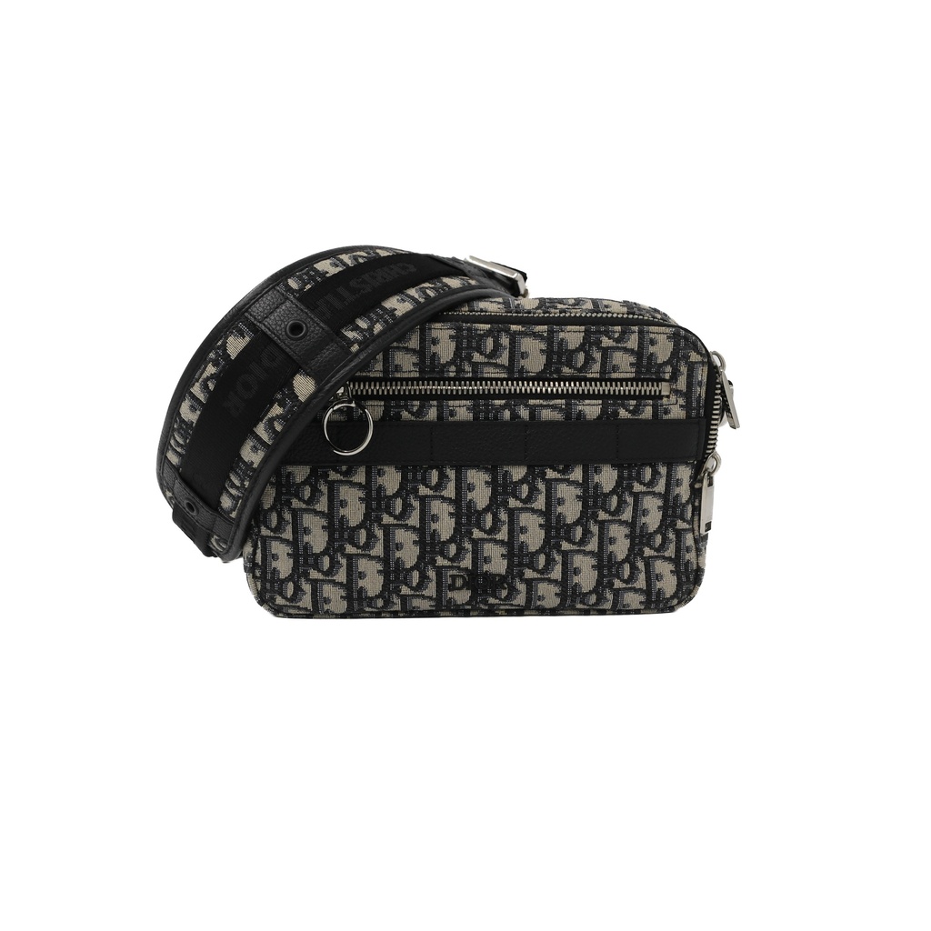 Christian Dior Oblique Jacquard Safari Crossbody Bag
