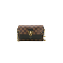 Louis Vuitton Vavin Black Damier Ebene Chain Wallet Bag