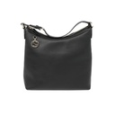 Gucci Black Leather GG Charm Tote Bag