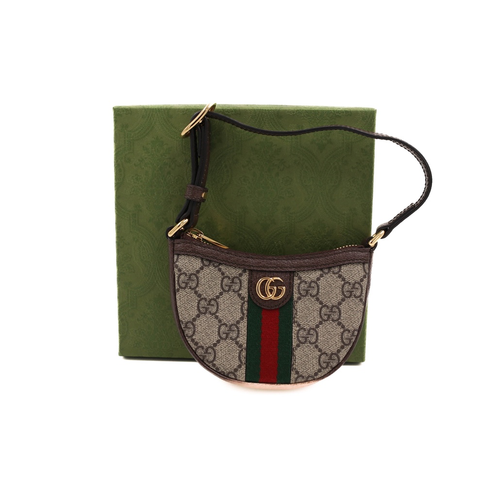 [Gucci-26703] Gucci Ophidia GG Mini Bag Beige Ebony 746055