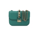Valentino Garavani Rockstud Shoulder Bag Green