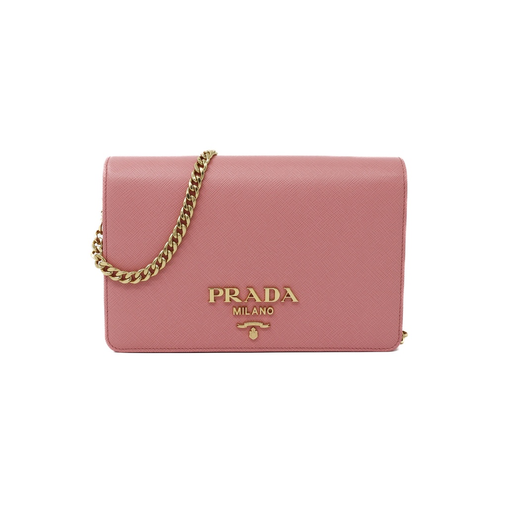 [Prada-26728] Prada Saffiano Leather Mini Bag Dusty Pink