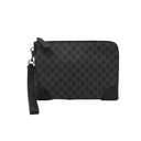 Gucci GG Emblem Small Business Case in Black Fabric 821156