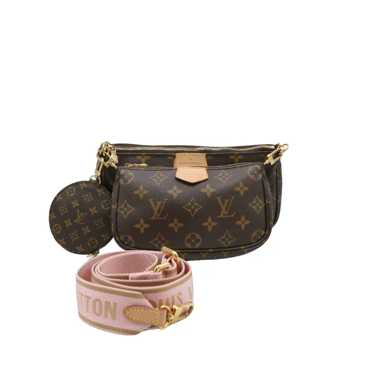 Louis VuittonMonogram  Multi Pochette Canvas Pink
