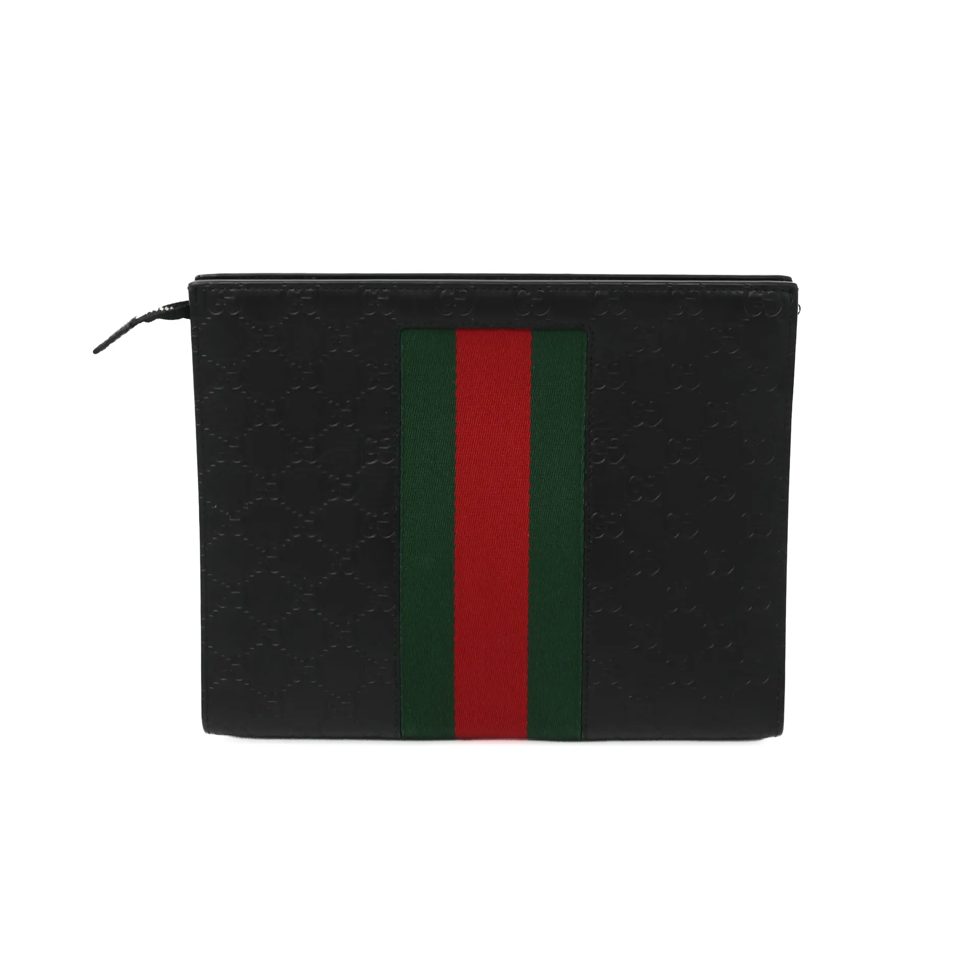 Gucci GG Supreme Web Black Pouch 475316