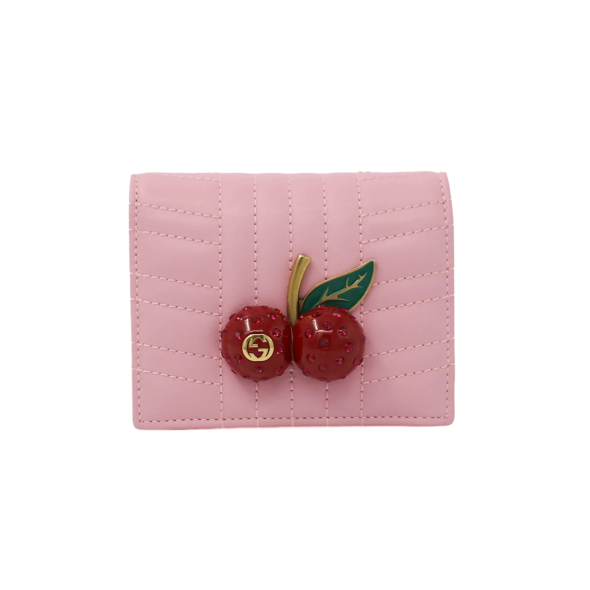 Gucci GG Marmont Pink Cherry Wallet