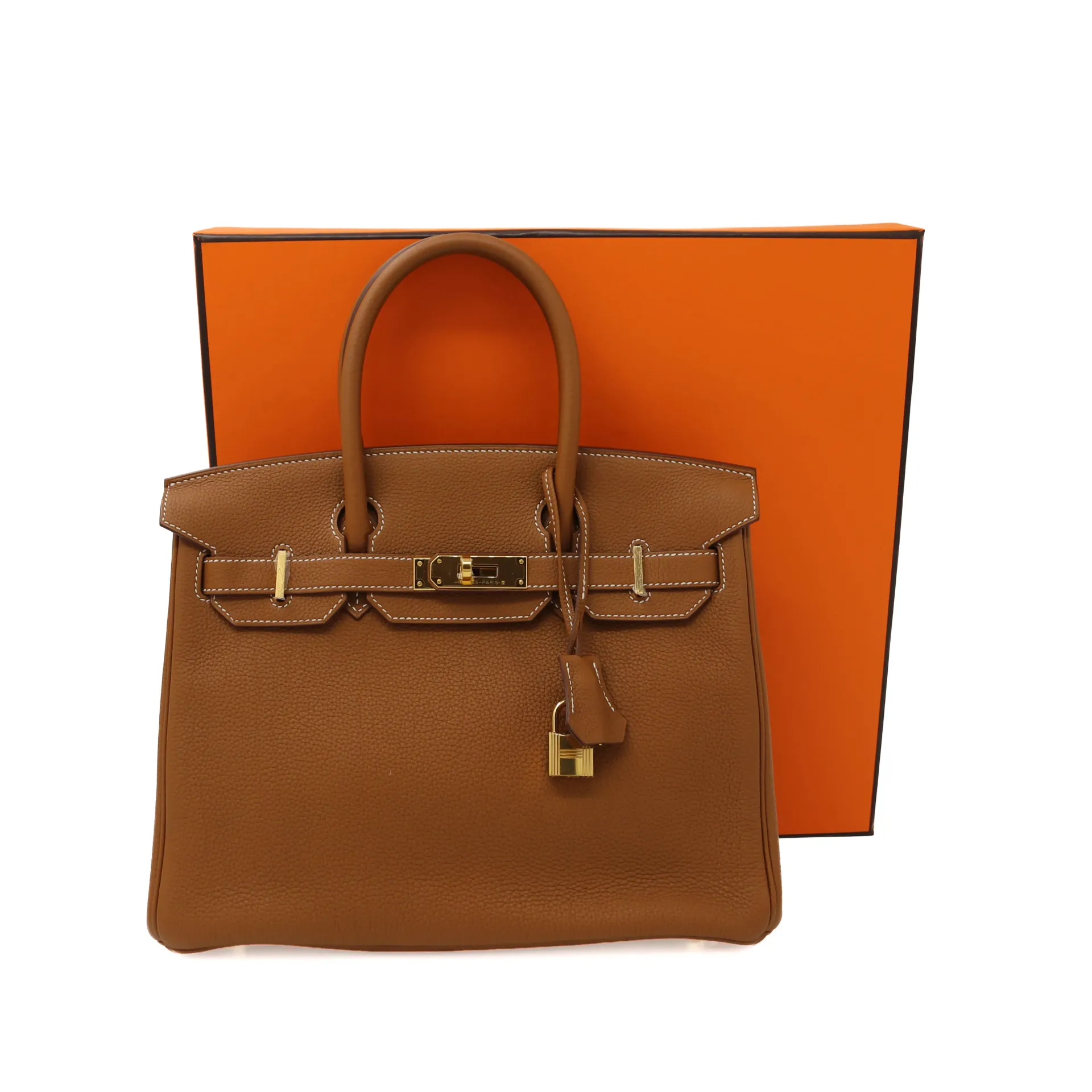 Hermes Togo Birkin 30 Gold C Stamp 2018