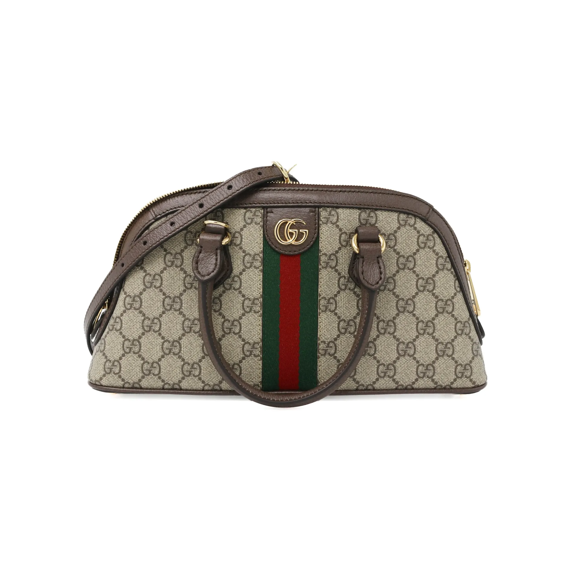 Gucci Ophidia Small Top Handle GG Supreme Web