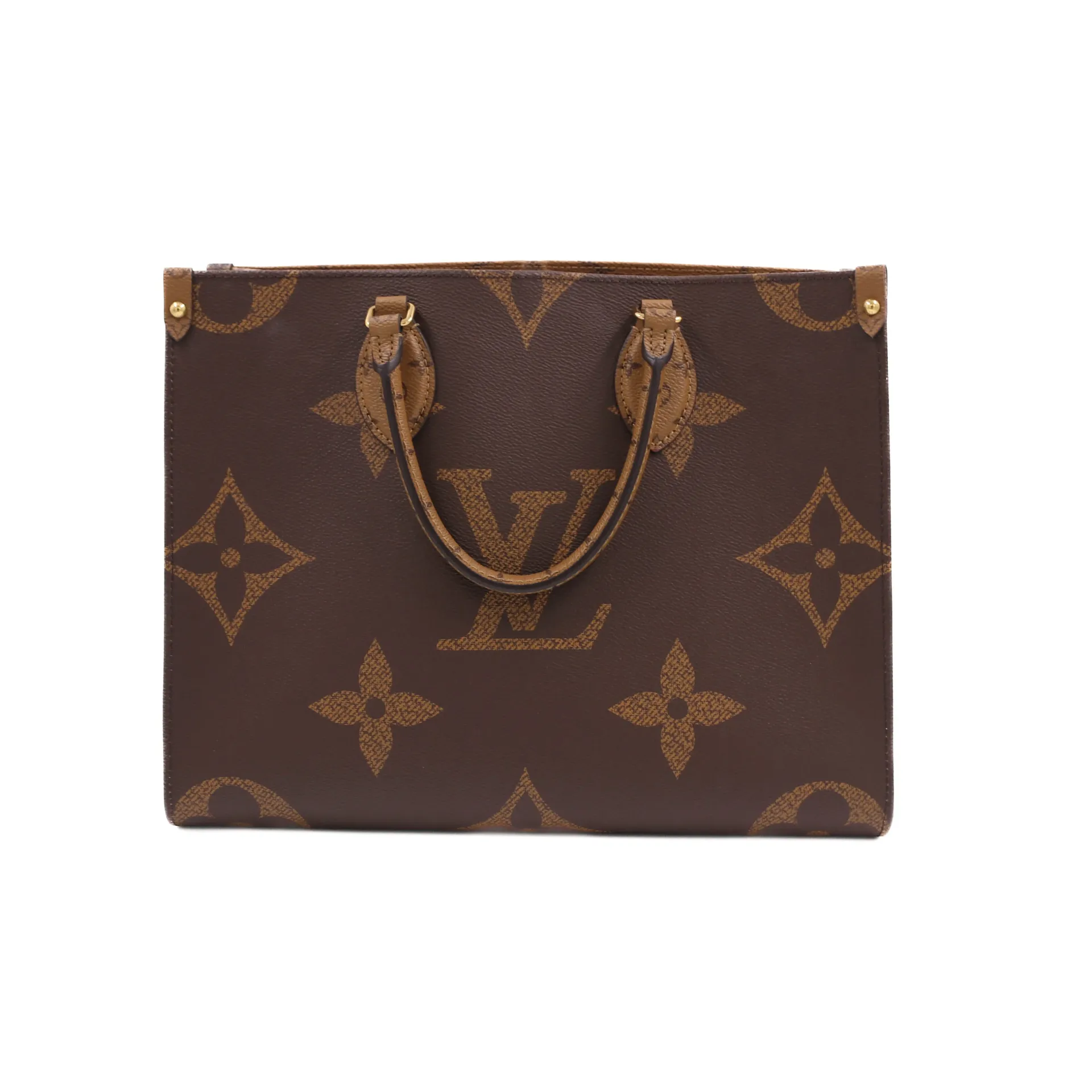 [Louis-Vuitton-28230] Louis Vuitton Monogram Reverse OnTheGo MM
