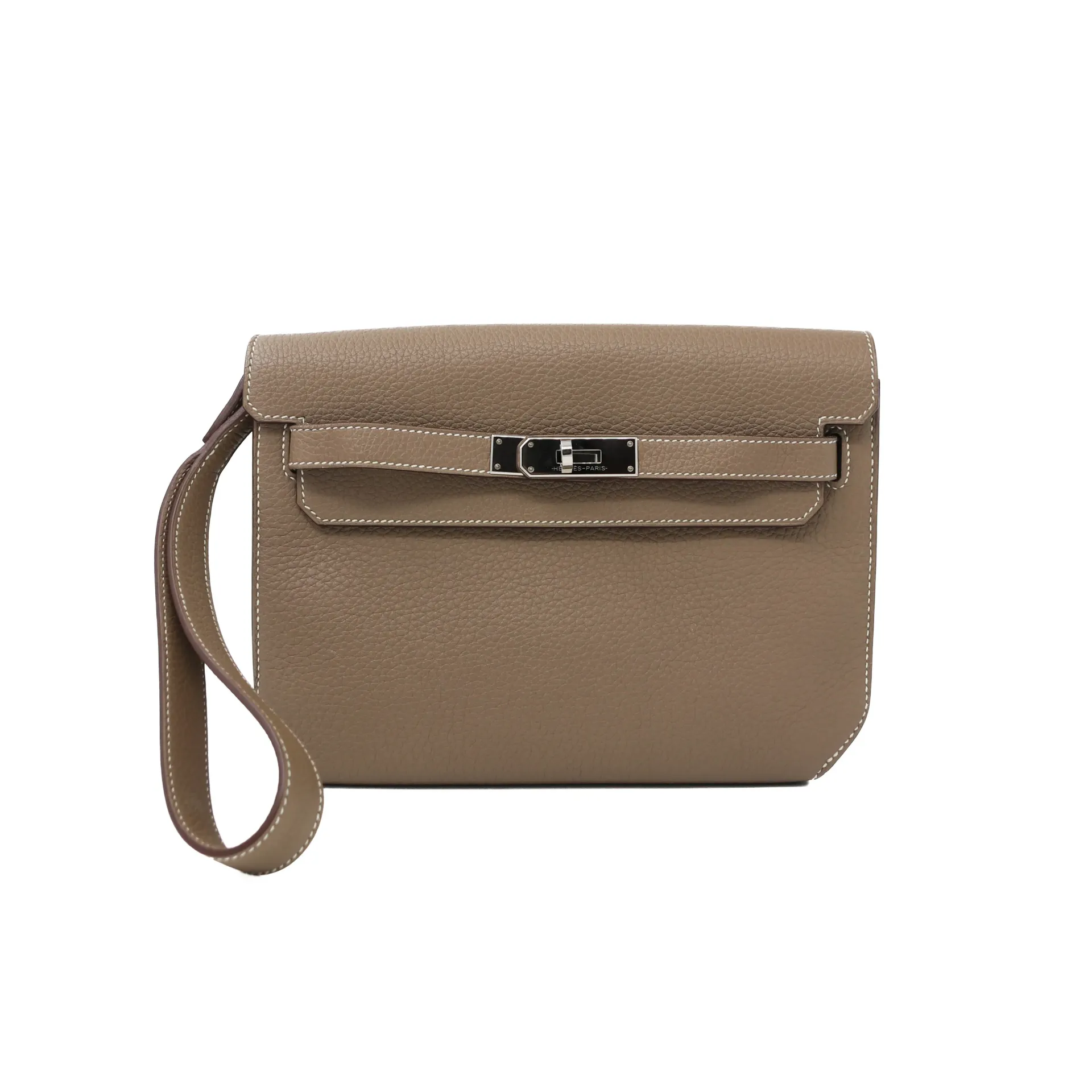 Hermes Kelly Depeches 25 Etoupe Z