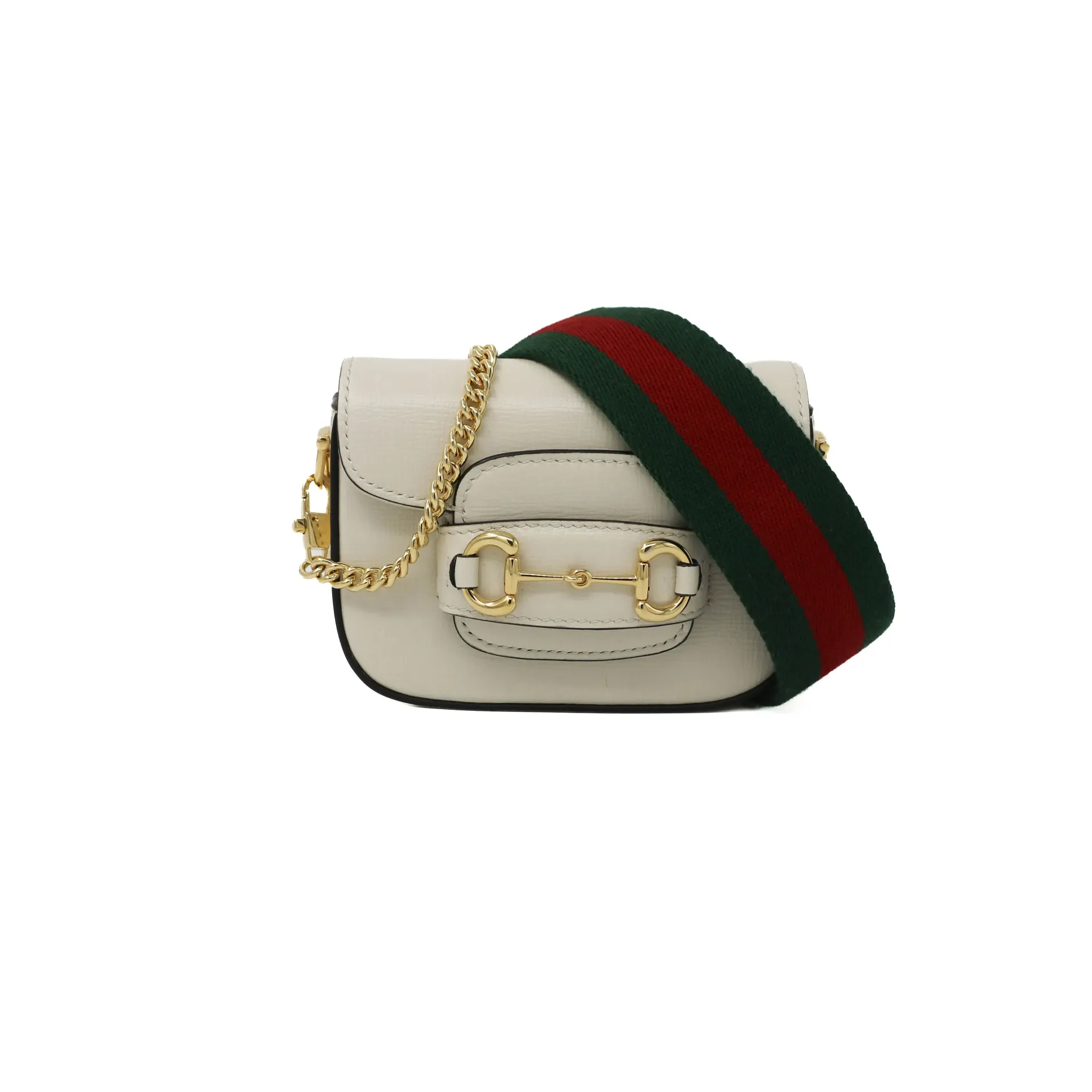Gucci Horsebit Wallet on Chain Shoulder Strap Beige 699760
