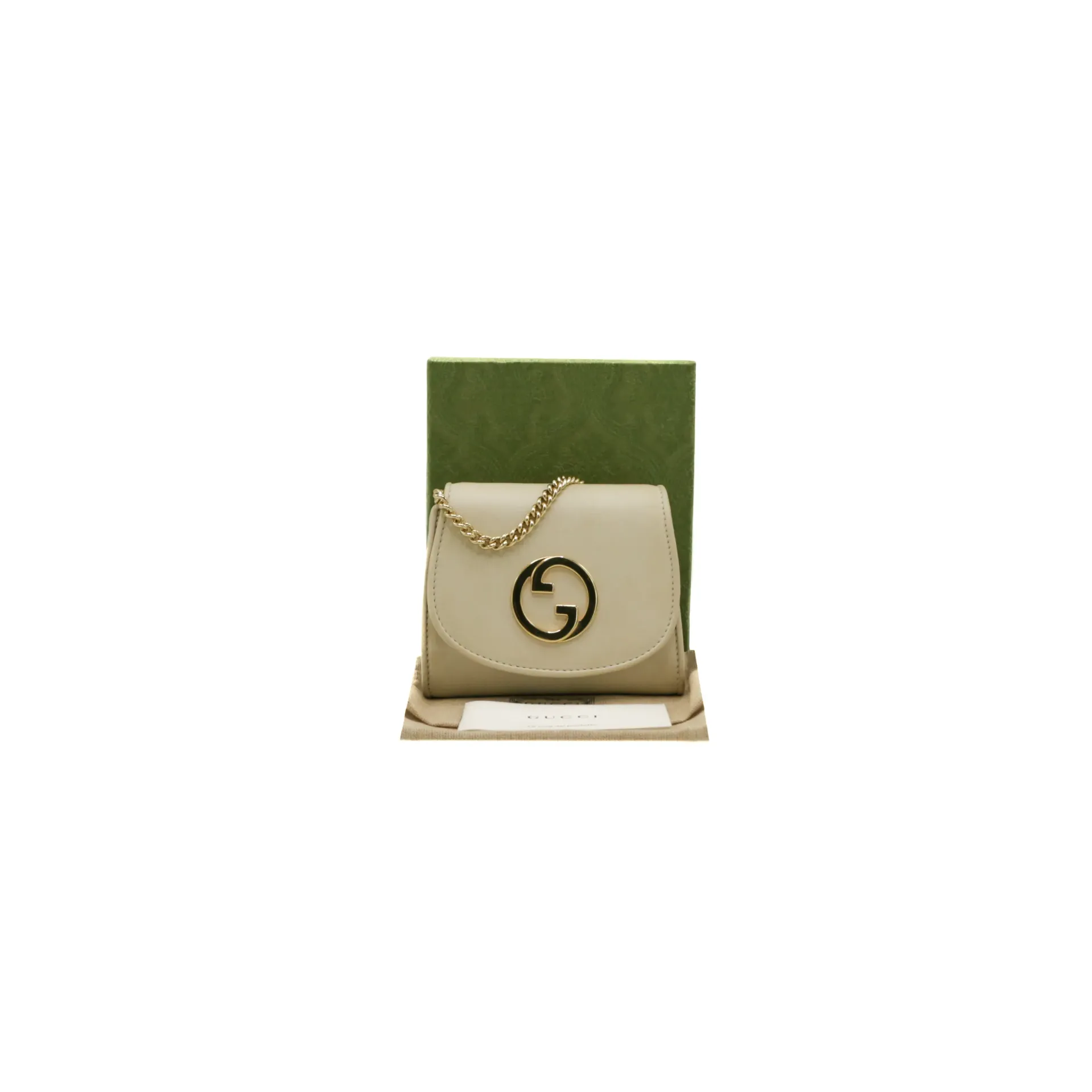Gucci Blondie medium chain wallet Beige 725219
